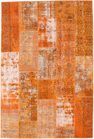 絨毯 パッチワーク 203X303 オレンジ/ベージュ (ウール, トルコ)