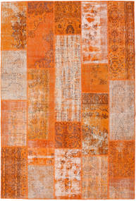  202X299 Patchwork Teppich Orange/Beige Türkei Carpetvista