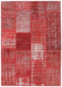  163X230 Patchwork Teppich Rot Türkei Carpetvista
