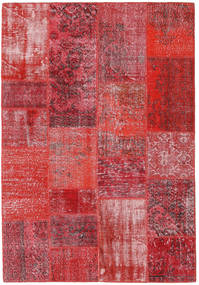  160X232 Patchwork Teppich Rot Türkei Carpetvista
