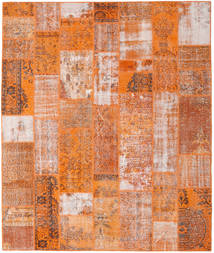  254X301 Patchwork Teppich Orange/Beige Türkei Carpetvista