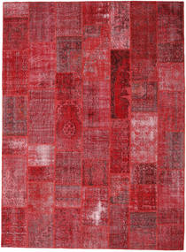 Tapete Patchwork 272X370 Vermelho Grande (Lã, Turquia)