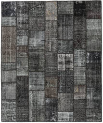  Patchwork Rug 252X300 Wool Dark Grey/Grey Large Carpetvista