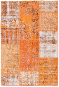 Tapis Patchwork 120X178 Orange/Beige (Laine, Turquie)