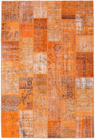 絨毯 パッチワーク 202X302 オレンジ/ベージュ (ウール, トルコ)