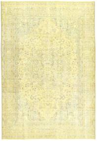  Colored Vintage Rug 195X285 Persian Wool Yellow/Beige Carpetvista