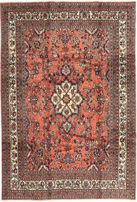 Hamadan Teppich 210X308 Persischer Wollteppich Braun/Rot Carpetvista