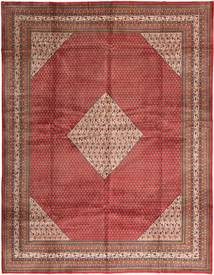  Persialainen Sarough Mir Matot 296X387 Punainen/Ruskea Carpetvista