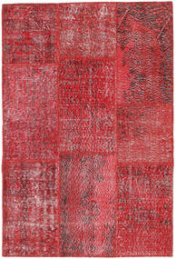 121X181 Patchwork Rug Modern Red (Wool, Turkey) Carpetvista