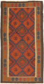 Kelim Maimane Teppich 101X194 Braun/Orange Wolle, Afghanistan Carpetvista