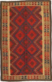 159X246 絨毯 オリエンタル キリム マイマネ レッド/茶色 (ウール, アフガニスタン) Carpetvista