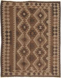 148X185 Kelim Maimane Teppich Orientalischer Braun/Orange (Wolle, Afghanistan) Carpetvista