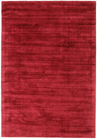 Tribeca 160X230 Dunkelrot Einfarbig Teppich