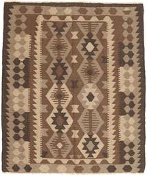 Kilim Maimane Rug 157X179 Brown/Orange Wool, Afghanistan Carpetvista