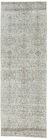 絨毯 カラード ヴィンテージ 91X271 廊下 カーペット グレー/グリーン (ウール, トルコ)