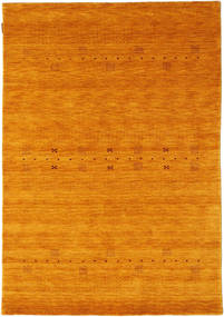  140X200 Small Loribaf Loom Fine Eta Rug - Gold Wool