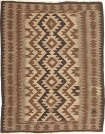 146X190 Kilim Maimane Rug Oriental Brown/Orange (Wool, Afghanistan) Carpetvista