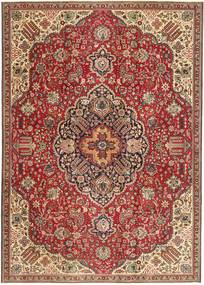  Oriental Tabriz Patina Rug 230X328 Brown/Orange Wool, Persia/Iran Carpetvista