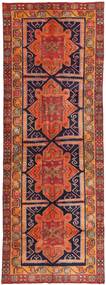 絨毯 ハマダン パティナ 145X392 廊下 カーペット レッド/オレンジ (ウール, ペルシャ/イラン)
