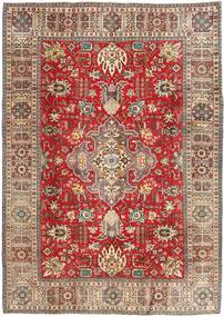  Orientalischer Täbriz Patina Teppich 200X283 Rot/Beige Wolle, Persien/Iran Carpetvista
