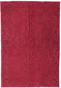  Colored Vintage Rug 193X273 Vintage Wool Red/Dark Red Carpetvista