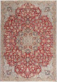 227X337 Dywan Orientalny Kerman Patina Czerwony/Beżowy (Wełna, Persja/Iran) Carpetvista