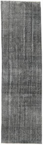 84X300 絨毯 カラード ヴィンテージ モダン 廊下 カーペット グレー/ダークグレー (ウール, トルコ) Carpetvista
