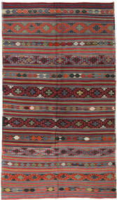 181X304 Kelim Türkei Teppich Rot/Grau Türkei Carpetvista