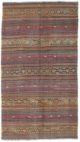 155X276 Kelim Türkei Teppich Orientalischer Rot/Grau (Wolle, Türkei) Carpetvista