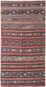  Kilim Turkish Rug 176X340 Wool Red/Grey Carpetvista