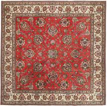  Tabriz Patina Rug 290X292 Persian Wool Brown/Red Large Carpetvista