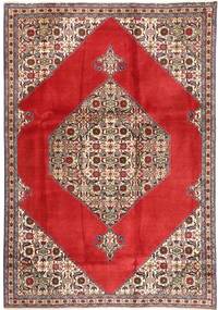 185X262 Täbriz Teppich Orientalischer Rot/Braun (Wolle, Persien/Iran) Carpetvista
