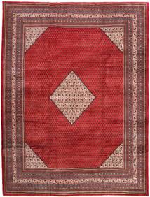  Orientalsk Sarough Mir Teppe 300X394 Rød/Mørk Rød Stort Ull, Persia/Iran Carpetvista