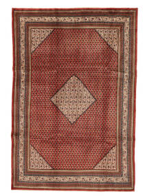 Sarough Mir Teppich 215X315 Dunkelrot/Braun Wolle, Persien/Iran Carpetvista