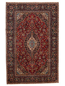 195X305 Keshan Matta Orientalisk Röd/Orange (Ull, Persien/Iran) Carpetvista