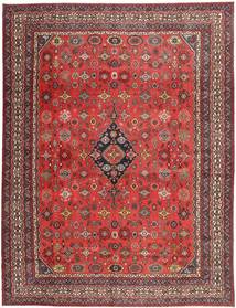  Persialainen Hamadan Shahrbaf Patina Matot 313X413 Punainen/Tummanpunainen Carpetvista