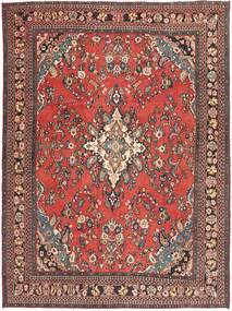 絨毯 ハマダン シャフバフ パティナ 266X360 レッド/茶色 大きな (ウール, ペルシャ/イラン)
