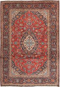 絨毯 カシャン 242X347 茶色/レッド (ウール, ペルシャ/イラン)