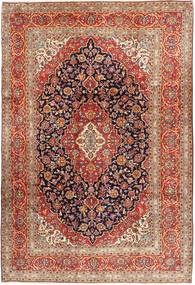  Persischer Keshan Teppich 244X357 Orange/Braun (Wolle, Persien/Iran)