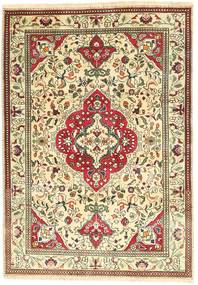  Oriental Tabriz Patina Rug 98X140 Wool, Persia/Iran Carpetvista