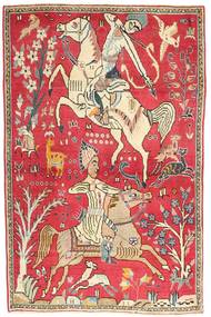  Persischer Keshan Patina Teppich 95X146 (Wolle, Persien/Iran)