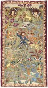  Orientalischer Kashmar Patina Teppich 105X192 Wolle, Persien/Iran Carpetvista