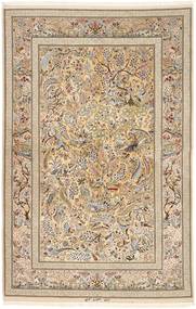  Isfahan Urdimbre De Seda Alfombra 145X226 Persa Pequeño