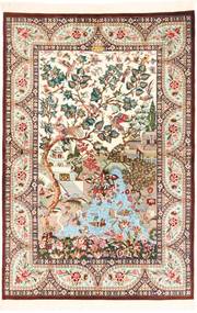 100X152 絨毯 オリエンタル クム シルク (絹, ペルシャ/イラン)