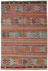188X280 絨毯 キリム トルコ オリエンタル レッド/オレンジ (ウール, トルコ) Carpetvista