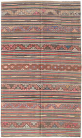 163X280 Alfombra Oriental Kilim Turquía Gris/Rojo (Lana, Turquía) Carpetvista