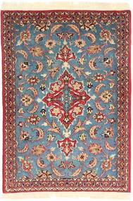 70X102 絨毯 オリエンタル イスファハン 絹の縦糸 ( ペルシャ/イラン)