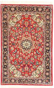  Persischer Isfahan Seidenkette Teppich 78X120 (Wolle, Persien/Iran)