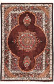  Orientalischer Ghom Seide Teppich 103X153 Seide, Persien/Iran