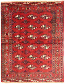  106X136 Small Turkaman Rug Wool, Carpetvista